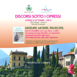 DISCORSI SOTTO I CIPRESSI – 22 SETTEMBRE ORE 21