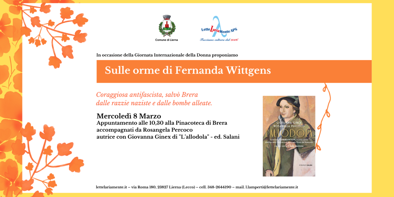 Sulle orme di Fernanda Wittgens – 8 Marzo 2023