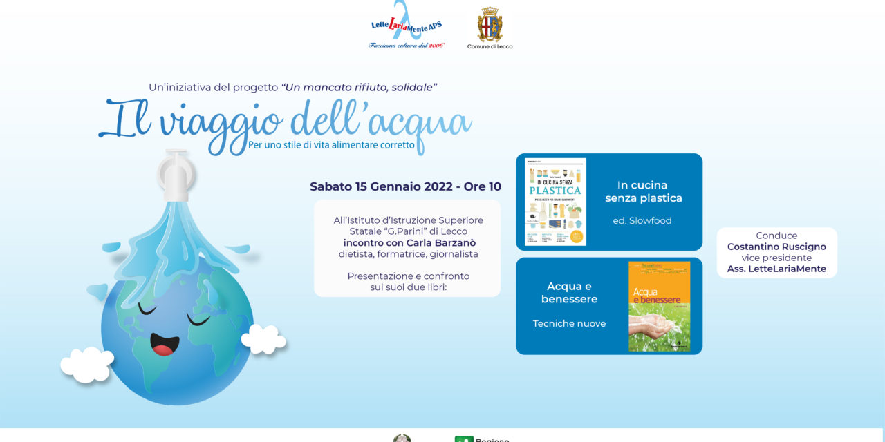 Il viaggio dell’acqua – 15 settembre 2022 Lecco