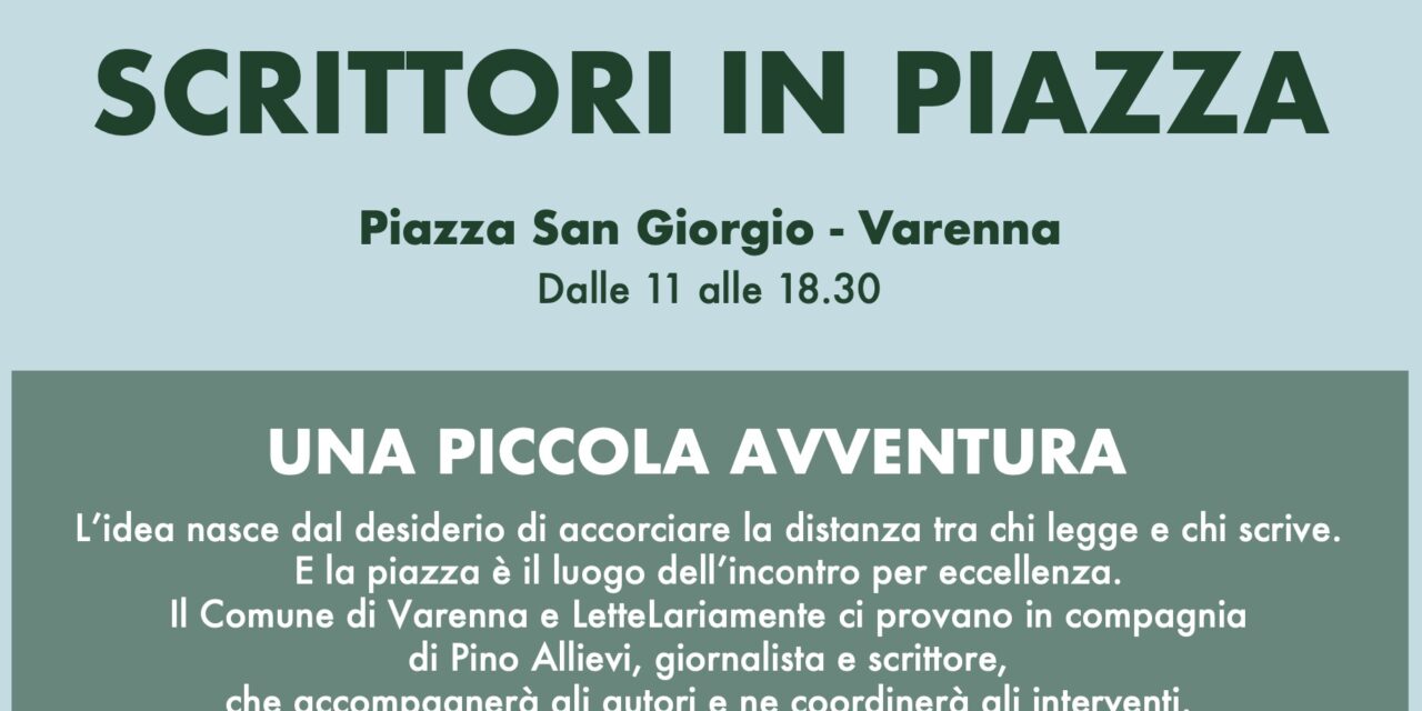 SCRITTORI IN PIAZZA – 25 GIUGNO 2023